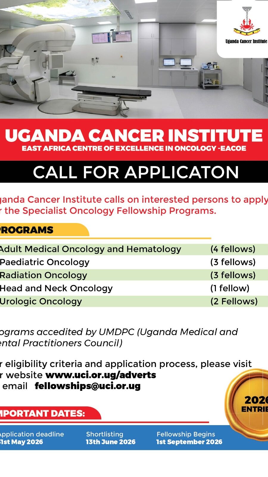 UCI FELLOWSHIP PROGRAMS